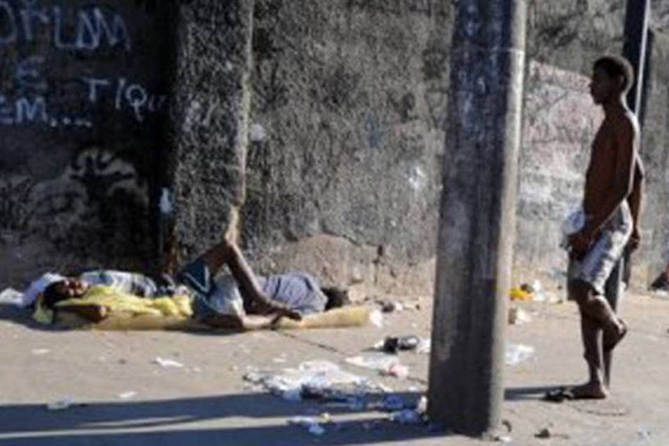 Faltam vagas para internar dependentes de crack no Rio