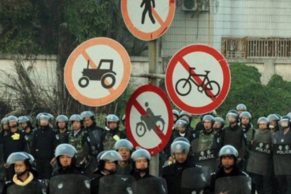Nova manifestação no sul da China contra central poluente