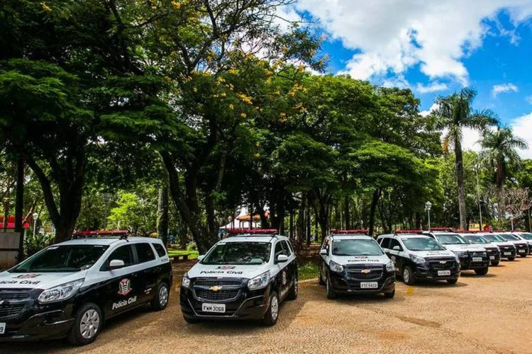 Viaturas da Polícia Civil de São Paulo em Piracicaba (Diogo Moreira/A2D/Fotos Públicas)