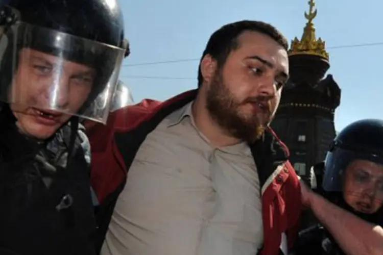 Polícia russa prende opositor em Moscou (©AFP / Andrey Smirnov)