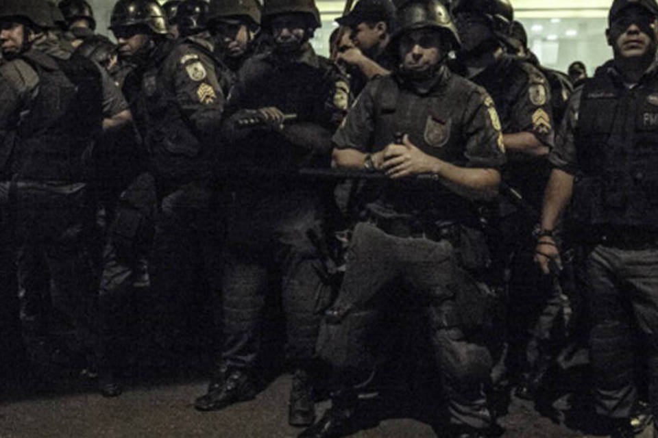 Polícia carioca tem estratégiacontra manifestantes violentos