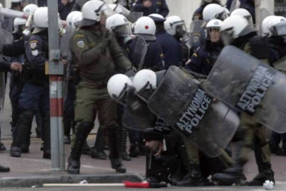 Protestos na Grécia perdem intensidade