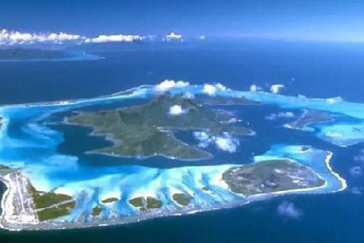 Visão geral das ilhas da Polinésia Francesa (Divulgação)