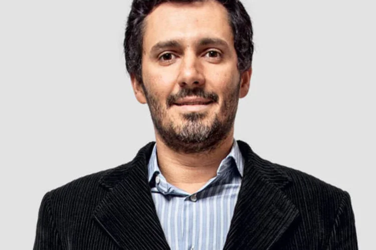 André Martins, da VB, preside um fórum de jovens executivos (Fabiano Accorsi / Você S/A)