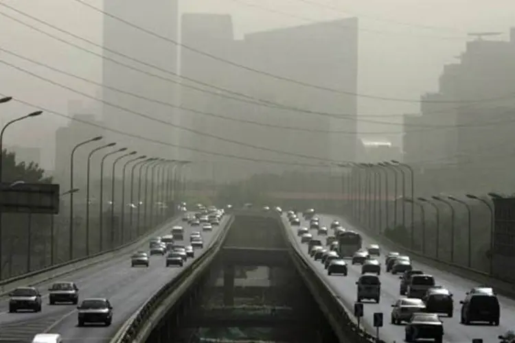 Poluição atmosférica na China: uma das maiores questões é se país vai aceitar acordo internacional para o problema (Getty Images)