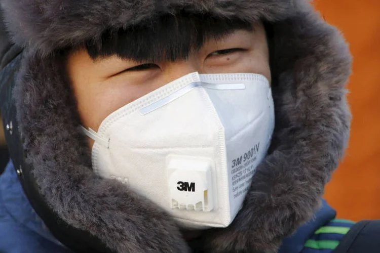 
	Polui&ccedil;&atilde;o: a meta ser&aacute; conseguir que no final de d&eacute;cada a presen&ccedil;a na atmosfera de part&iacute;culas de di&acirc;metro inferior a 2,5 mil&eacute;simos de mil&iacute;metro
 (Kim Kyung-Hoon / Reuters)