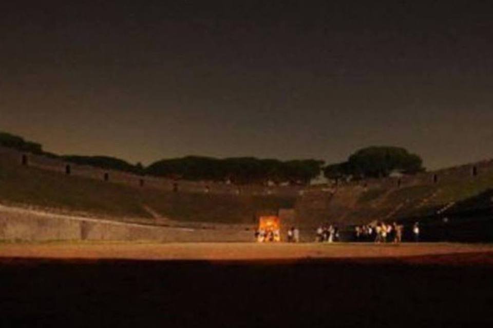 Sítio de Pompeia terá visitas noturnas até outubro