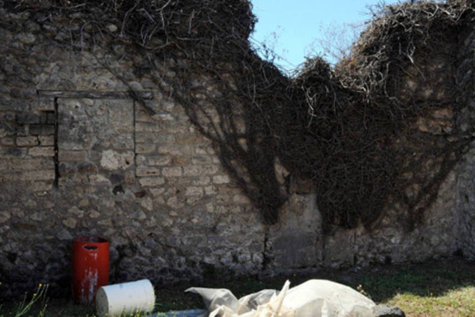 Ladrões roubam seção de afresco de Pompeia