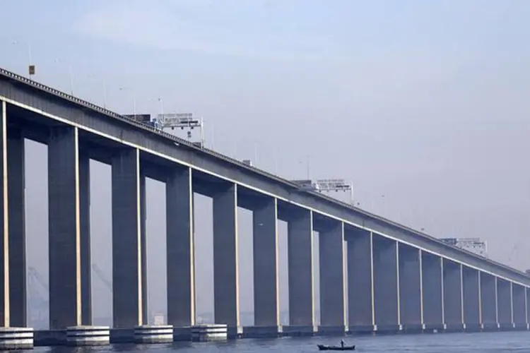 Ponte Rio-Niterói: trecho a ser concedido fica na BR-101/RJ, entre o acesso à Ponte Presidente Costa e Silva e o entroncamento com a RJ-071 (Ricardo Moraes/Reuters)