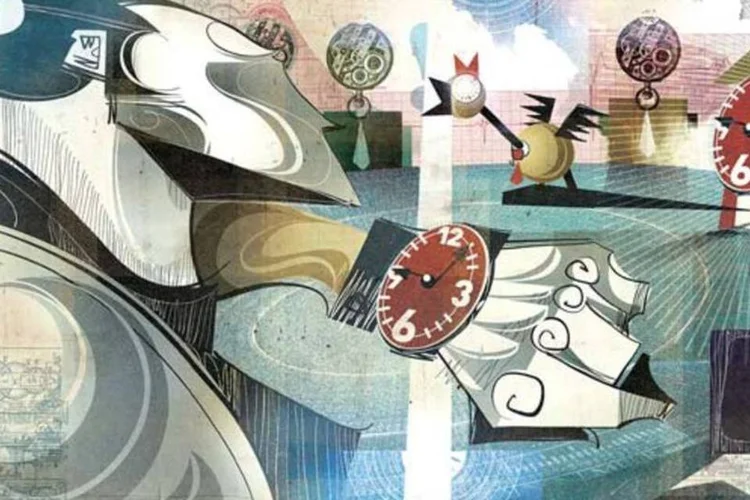 Ilustração - Pontualidade (Denis Freitas/EXAME.com)