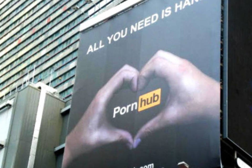 Outdoor de site pornô Pornhub é retirado da Times Square