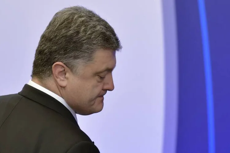 
	Presidente da Ucr&acirc;nia: a economia do pa&iacute;s tem sido atingida por um ano de problemas pol&iacute;ticos e guerra
 (Eric Vidal/Reuters)