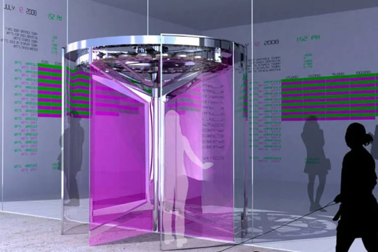 Porta comunica diretamente a contribuição de uma única pessoa para um ciclo de energia possível, faz a coleta mecanicamente e converte a energia para ser usada em um gerador (Divulgação)