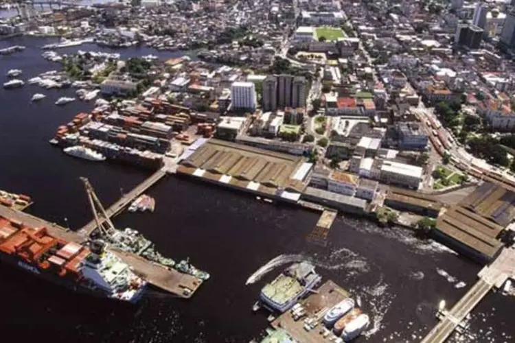 Porto de Manaus, no Amazonas : Zona Franca pode desacelerar produção com problemas no Japão (DIVULGAÇÃO)