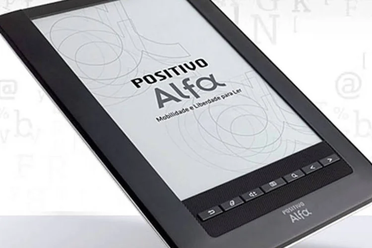 A Positivo deverá ter 10 mil livros disponíveis para seu e-reader Alfa e para o tablet Ypy até o fim do ano (Reprodução)