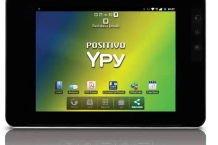 Os tablets da Positivo chegam ao varejo na segunda quinzena de outubro e fazem as ações da empresa ficarem em alta (Divulgação)