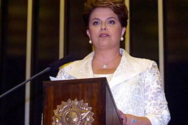 Presidente se dirigiu ao Palácio do Planalto logo após discursar no Congresso (Jane de Araújo/Agência Senado)