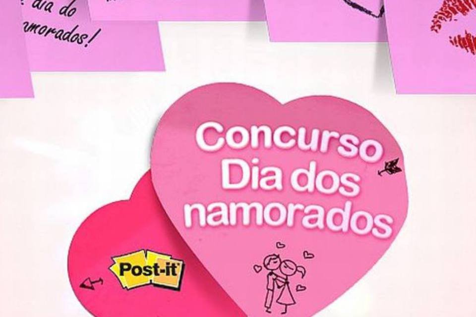 Post-it cria blocos com declarações de amor