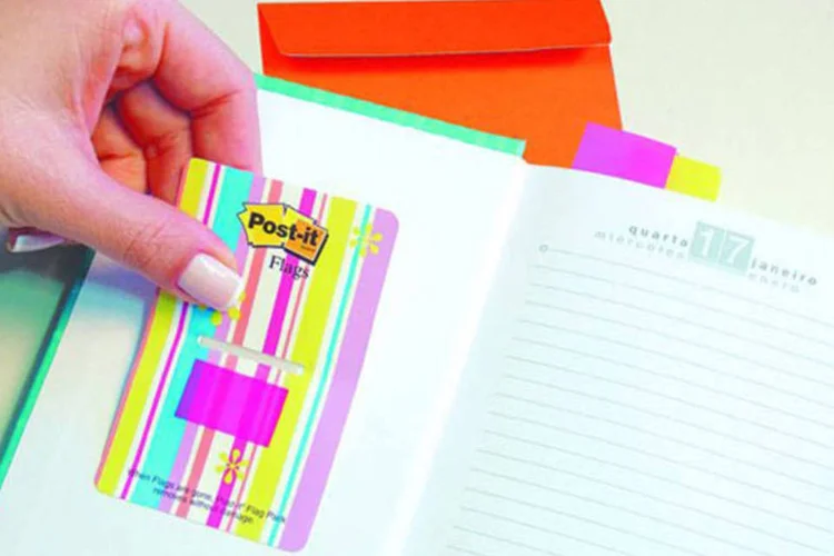 
	Produtos da 3M, bastante conhecida pela linha Post-it
 (Divulgação)