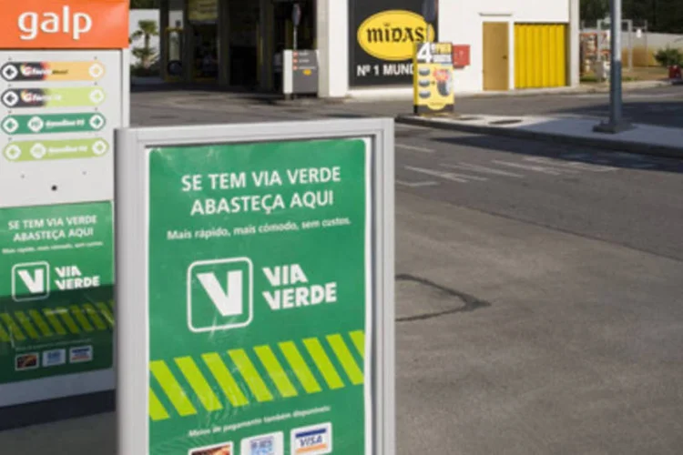 Posto da Galp, em Portugal: venda da participação do governo na petrolífera faz parte do plano português de reduzir os gastos do Estado (Divulgação/Galp)