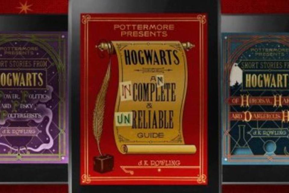 Pottermore: os e-books estarão disponíveis para compra a partir de 6 de setembro, quando começa o ano letivo em Hogwarts (Divulgação)
