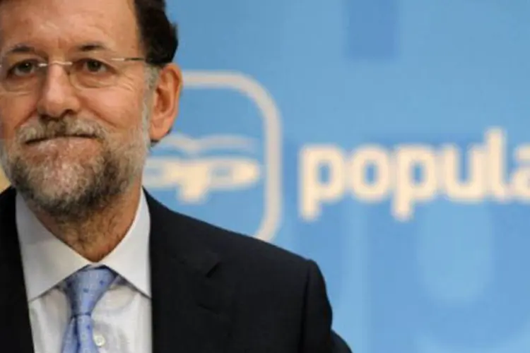 Mariano Rajoy, presidente do conservador PP da Espanha, é o favorito para as eleições gerais que acontecem no dia 20 de novembro (Miguel Riopa/AFP)