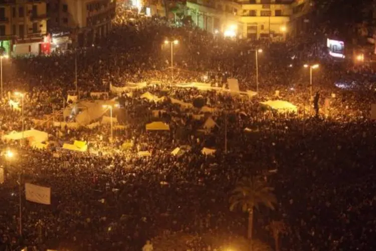 A manifestação egípcia desta sexta ocorre em um momento de incerteza política, sem um novo governo após a renúncia da junta militar (Peter Macdiarmid/Getty Images)