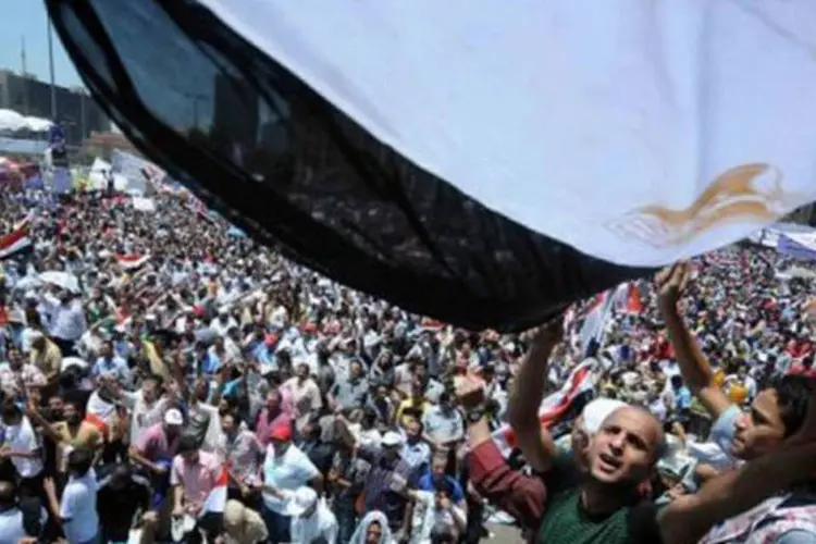 Praça Tahrir no Egito: símbolo dos protestos dá nome ao filme (Mohamed Hossam/AFP)