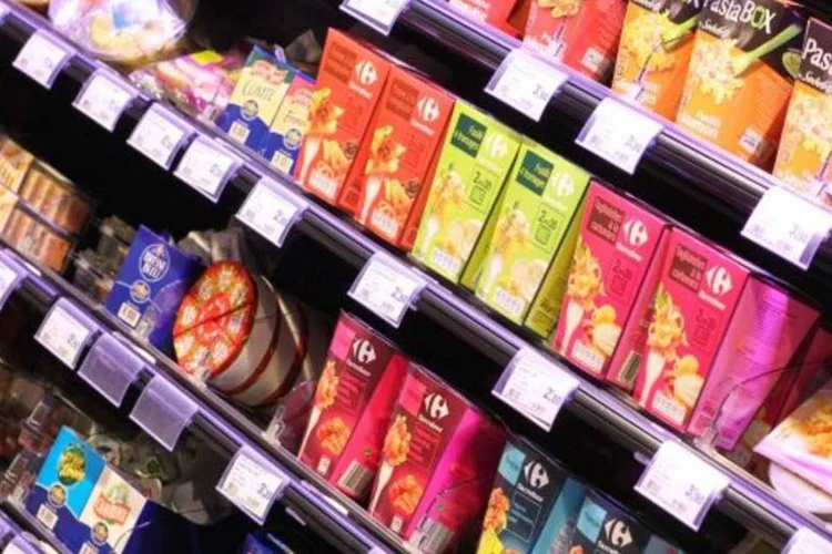 
	Prateleira do Carrefour: As proje&ccedil;&otilde;es para o IPCA est&atilde;o acima do centro da meta, 4,5%, mas abaixo do limite superior de 6,5%
 (Arquivo)