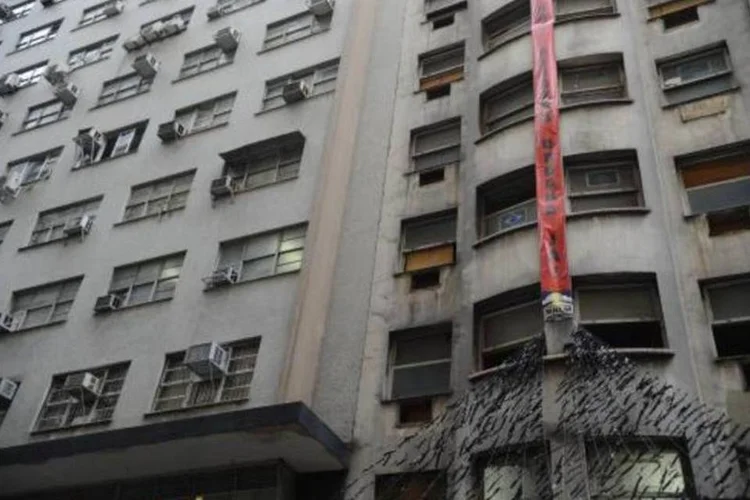 Em um prédio abandonado do INSS na Cinelândia, no centro do Rio, a Ocupação Manuel Congo é habitado por cerca de 50 famílias (Fernando Frazão/Agência Brasil)