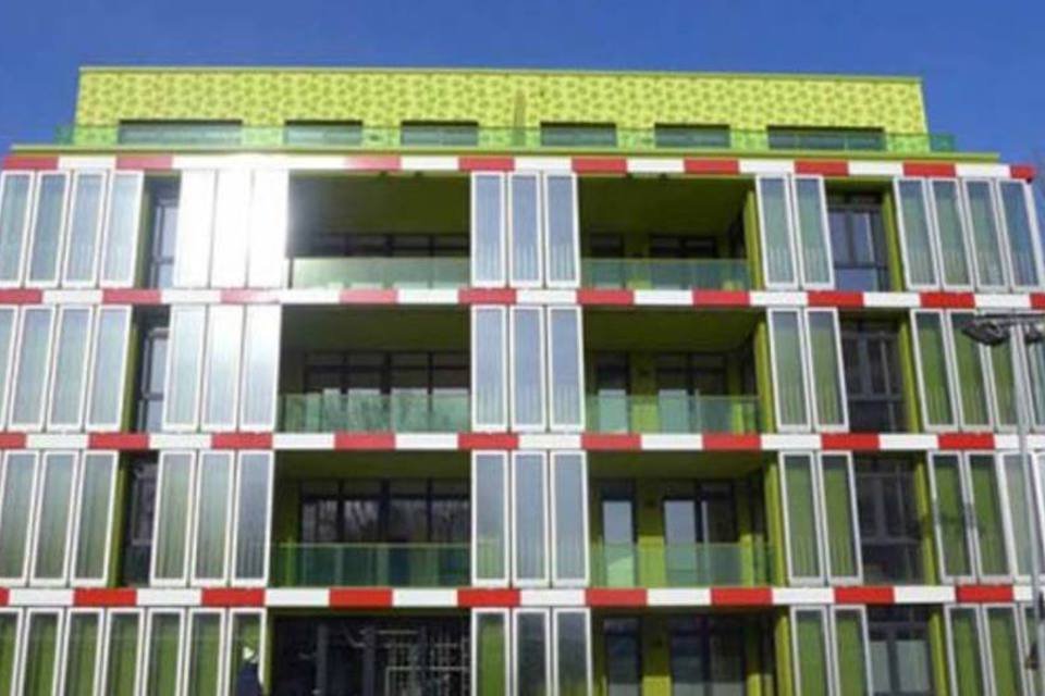 Primeiro prédio “movido” a algas brota na Alemanha