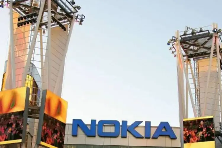 A Nokia, maior fabricante mundial de celulares em termos de volume, entrou no segmento de publicidade por meio da aquisição, em 2007, da empresa norte-americana Enpocket (Lisa Blumenfeld/Getty Images)