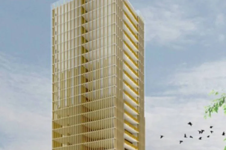 Para o arquiteto, a madeira pode ser a melhor opção para reduzir as emissões de gases de efeito estufa (Divulgação/Michael Green Architecture)