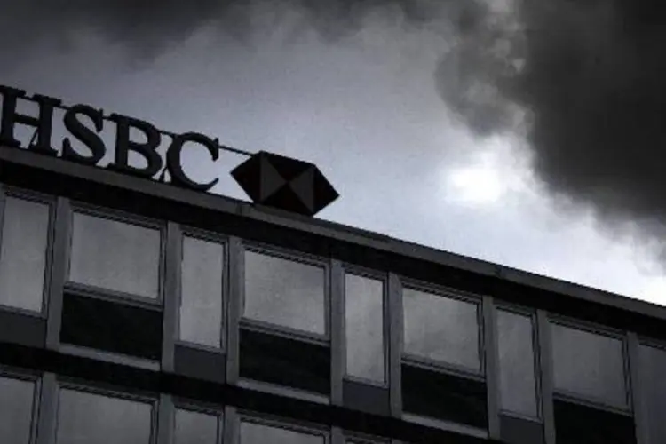A filial suíça do banco britânico HSBC, acusada de ajudar milhares de clientes de todo o mundo a evitar impostos (Fabrice Coffrini/AFP)