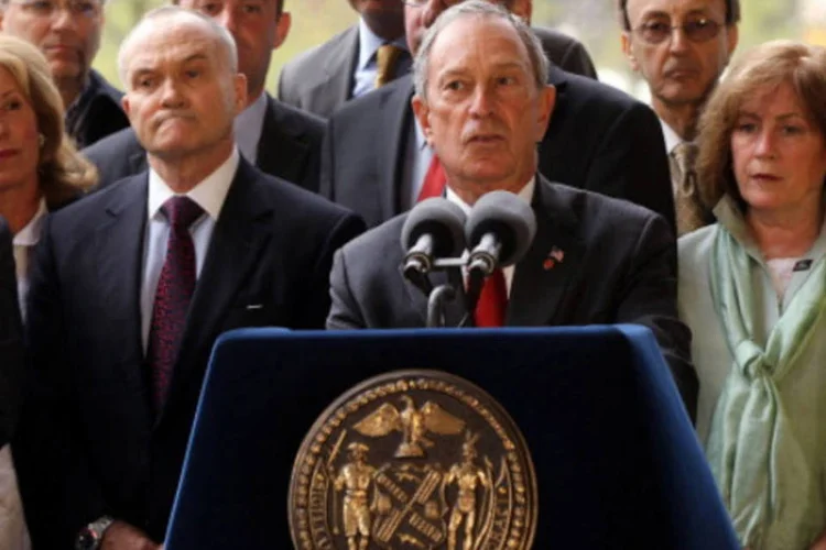 Prefeito de Nova York, Michael Bloomberg, fala sobre morte de bin Laden (Getty Images / Allison Shelley)