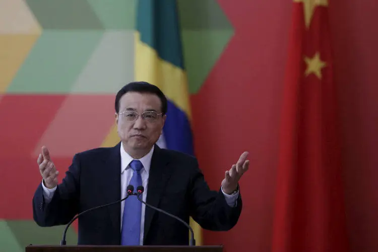 
	O premi&ecirc; da China, Li Keqiang: o premi&ecirc; tamb&eacute;m disse que o crescimento de 6,9% em 2015 foi &quot;duramente conquistado&quot; e que o pa&iacute;s foi impactado pelas fracas economias globais no ano passado
 (Ueslei Marcelino/Reuters)