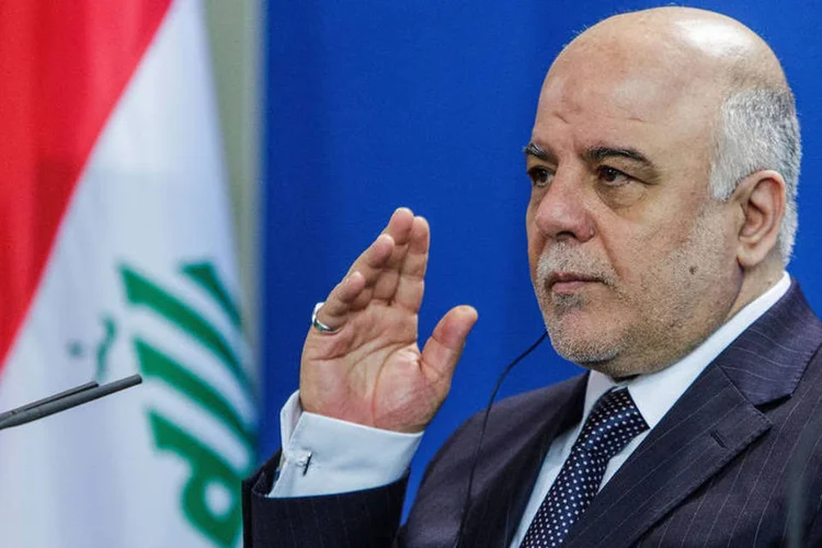 
	For&ccedil;as estrangeiras: Abadi destacou que o que quer da comunidade internacional &eacute; respaldo a&eacute;reo e de armas, muni&ccedil;&atilde;o e forma&ccedil;&atilde;o
 (Carsten Koall / Getty Images)