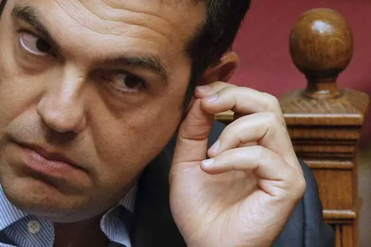 
	remi&ecirc; grego, Alexis Tsipras, em Atenas: pa&iacute;s chegou perto de cair em um abismo econ&ocirc;mico e sair da zona do euro
 (REUTERS/Christian Hartmann)