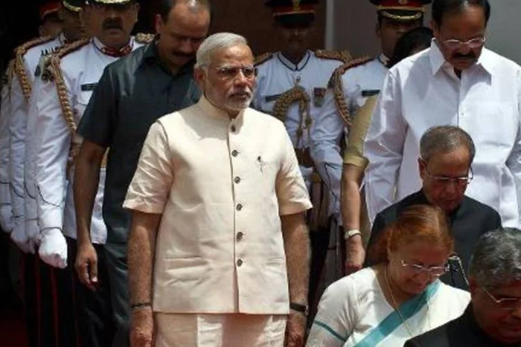 Narendra Modi: adolescentes foram achadas enforcadas após serem estupradas (Prakash Singh/AFP)