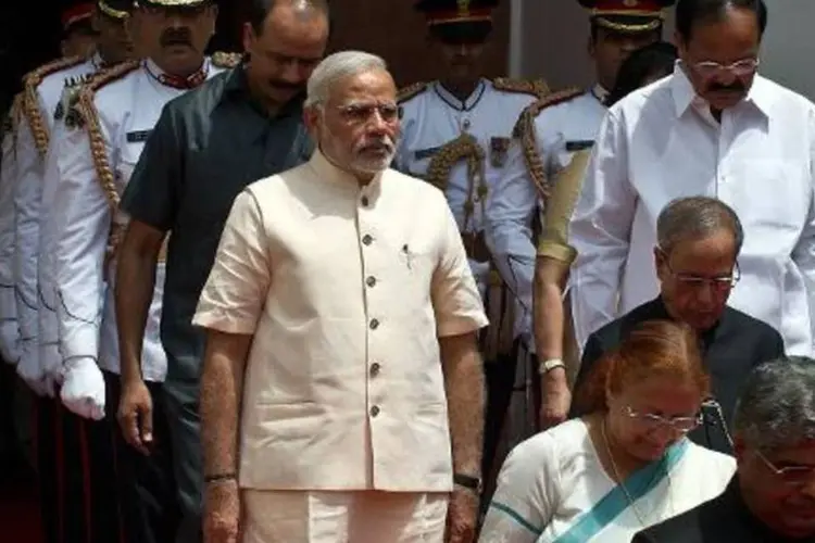 
	O novo premi&ecirc; indiano, Narendra Modi
 (Prakash Singh/AFP)