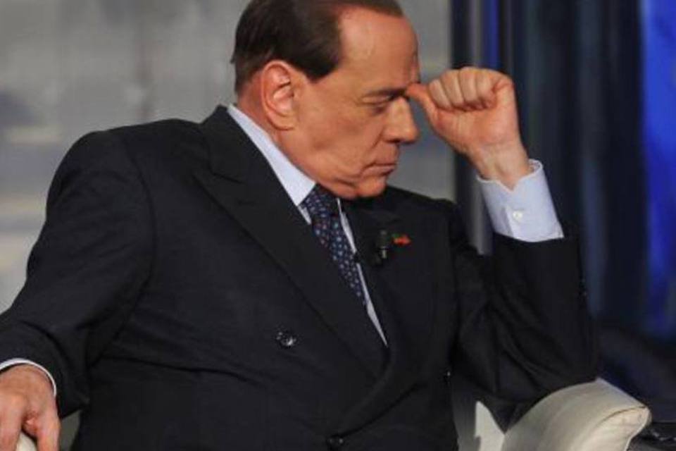 O ex-premiê italiano Silvio Berlusconi: Berlusconi trabalhará na estrutura dedicada às pessoas afetadas pela demência, particularmente a doença de Alzheimer (Tiziana Fabi/AFP)