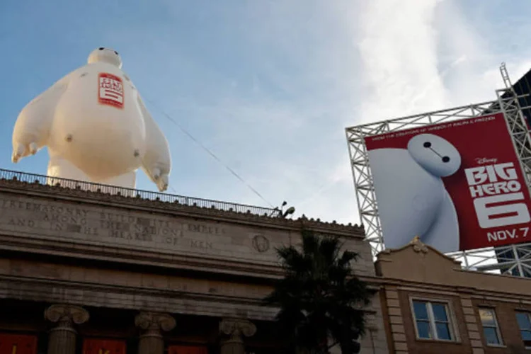 Vista da premiere do filme "Operação Big Hero 6", da Disney, que chega ao Brasil em 25/12 (Frazer Harrison/Getty Images)