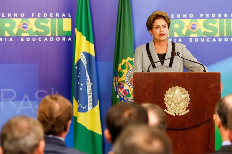 Presidente Dilma Rousseff Durante sanção do Código de Processo Civil (Roberto Stuckert Filho/PR)