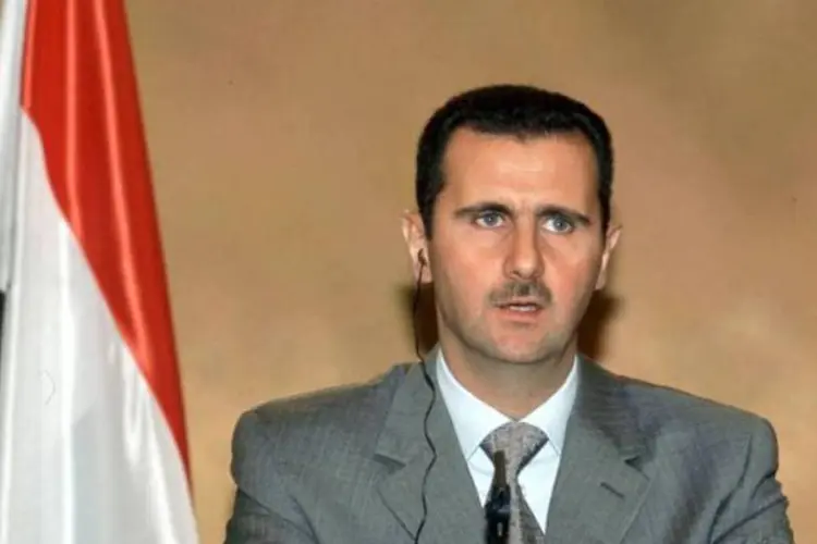 
	Presidente s&iacute;rio, Assad: Ag&ecirc;ncia de Not&iacute;cias Trabalhista do Ir&atilde; citou Rafsanjani como tendo dito que as autoridades s&iacute;rias dispararam armas qu&iacute;micas contra seu pr&oacute;prio povo
 (Carlos Alvarez/Getty Images)