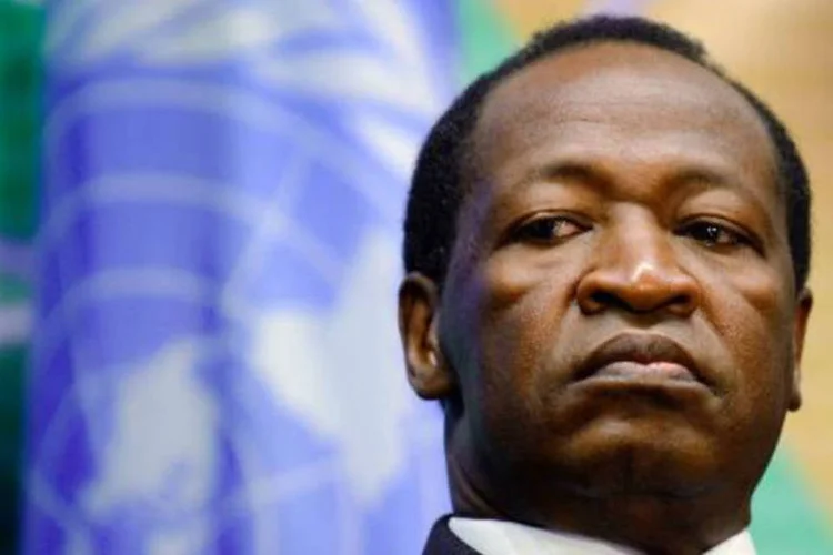 
	O ex-presidente de Burkina Faso, Blaise Compaor&eacute;: depois de renunciar ao cargo, Compaor&eacute; fugiu com sua fam&iacute;lia para a Costa do Marfim
 (Fabrice Coffrini/AFP)