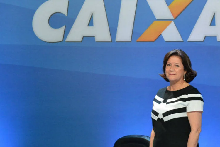 
	A presidente da Caixa, Miriam Belchior: &quot;assim que desanuviar as possibilidades, ele vai ser colocado, a gente vai fazer o IPO&quot;
 (Valter Campanato/ABr/Fotos Públicas)