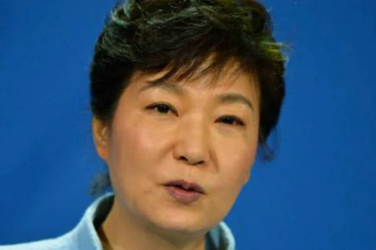 Presidente sul-coreana, Park Geun-Hye: as manobras, previstas de 11 a 25 de abril, terão a participação de 103 aviões e 1.400 soldados (Odd Andersen/AFP)