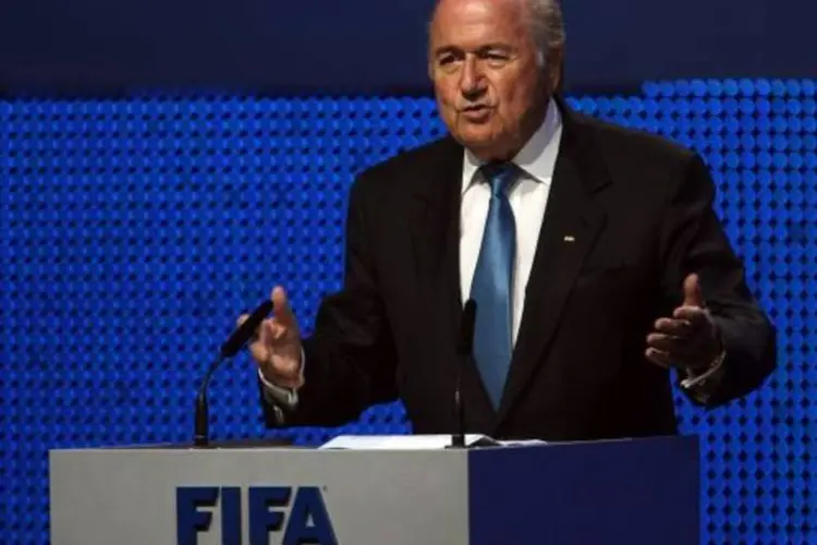 Joseph Blatter, atual presidente da Fifa e candidato à reeleição (Julian Finney/Getty Images)