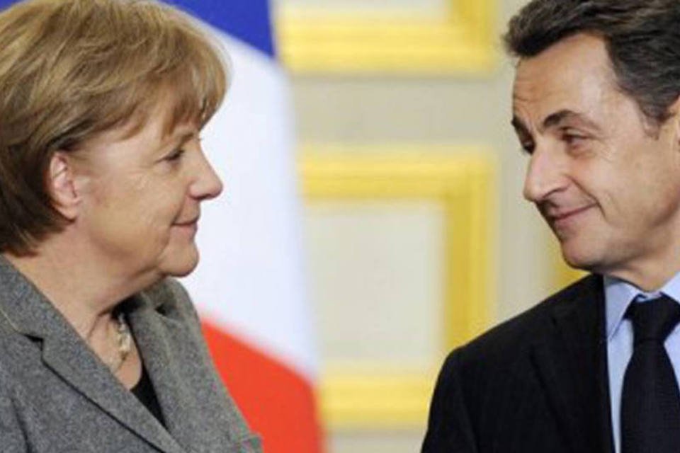 Angela Merkel afirma apoio a Sarkozy