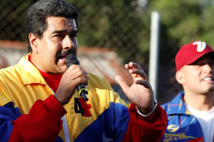 Nicolás Maduro: "Eu não vou ficar de braços cruzados diante deste golpe de Estado, a Justiça chegará" (Palácio Miraflores/Divulgação via Reuters)